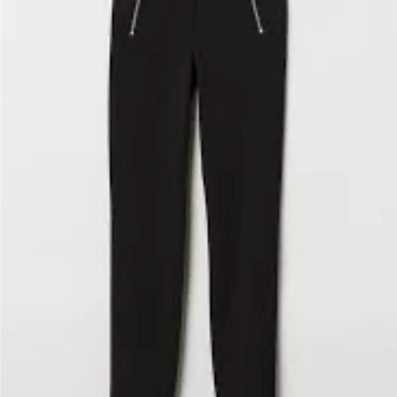 H&M High-Waisted Zip Detail Pants – Size 6 - Picture 3 of 3